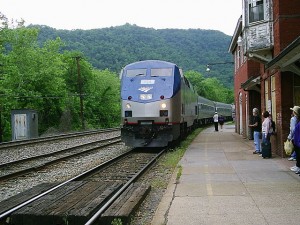 Amtrak train