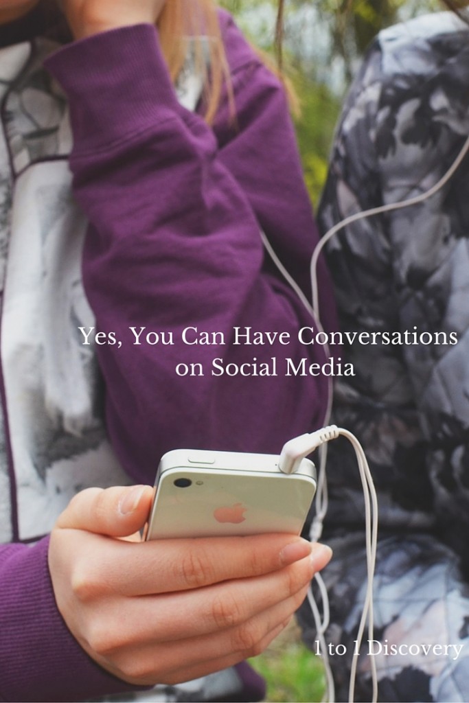 Yes, You Can Have Conversations on Social Media